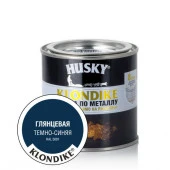 HUSKY-KLONDIKE Краска по металлу глянцевая темно-синяя RAL 5001  (250мл; 6шт) - КОЛОРЛОН ВТД Новосибирск