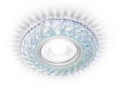 Точка S295 PR/WH хром/перламутровый MR16+3W(LED WHITE 4200K) - КОЛОРЛОН ВТД Новосибирск
