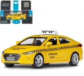 JB1251467ТМ "Автопанорама" Машинка металлическая, 1:40 HYUNDAI ELANTRA, ГОРОДСКОЕ ТАКСИ, инерция, от - КОЛОРЛОН ВТД Новосибирск