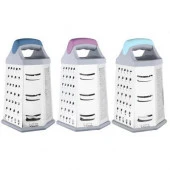 885-107  VETTA Терка 6-и сторонняя 22см, 4 цвета ручки - КОЛОРЛОН ВТД Новосибирск
