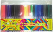 FI24C_EpP 2494  Фломастеры  "BG" Quality 24 цвета, "Радуга" в блистере с европодвесом(а) - КОЛОРЛОН ВТД Новосибирск