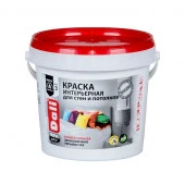 "DALI" краска акриловая интерьерная белоснежная - 0,9 л. - КОЛОРЛОН ВТД Новосибирск