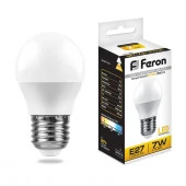 7W Led Feron 25483 LB-95 E27 6400K G45 Лампа - КОЛОРЛОН ВТД Новосибирск