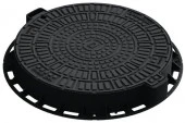 Люк пластиковый круглый, Ø610, h=100, черный - КОЛОРЛОН ВТД Новосибирск