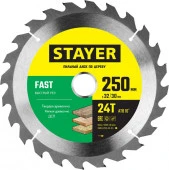 Диск пильный STAYER "FAST-Line" по дереву, 250х32мм 3680-250-32-24_z01 - КОЛОРЛОН ВТД Новосибирск