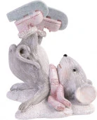 Декоративная фигурка Мышонок Балуется из полирезины / 7х5,5х5,5см арт.80103 - КОЛОРЛОН ВТД Новосибирск