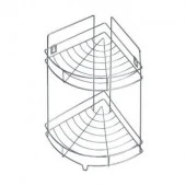 полка хромированная 2-ная угловая T101 - КОЛОРЛОН ВТД Новосибирск