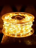 Электрогирлянда на 1000 LED ламп, размер 10000 cм, теплый белый, 8 режимов, арт.93628 - КОЛОРЛОН ВТД Новосибирск