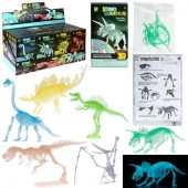 Т164561toy "3DINO LUMINUS", люминисцентные динозавры, 6 видов, 24 шт/дисплей бокс - КОЛОРЛОН ВТД Новосибирск