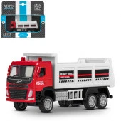 JB1251645 ТМ "Автопанорама" Машинка метал 1:72 VOLVO FM грузовик, красный, откр. двери, инерция - КОЛОРЛОН ВТД Новосибирск