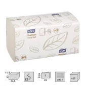 Бумажные полотенца Tork Premium (H3) ZZ, 2сл, 200листов, белые 100278-00 - КОЛОРЛОН ВТД Новосибирск