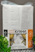К-т штор для кухни "Двушка" 340*190 П5-Сетка Белая - КОЛОРЛОН ВТД Новосибирск