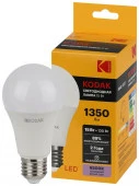 15W Лампа LED A60-15W-865 Е27  груша холодный  KODAK - КОЛОРЛОН ВТД Новосибирск