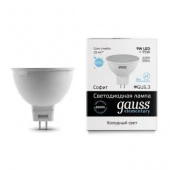 9W Led Gauss 13539 MR16 GU5.3 220V 6500K Лампа - КОЛОРЛОН ВТД Новосибирск