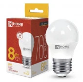 8W LED-ШАР-VC 8Вт 230В Е27 3000К 760Лм IN HOME - КОЛОРЛОН ВТД Новосибирск