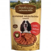 Деревенские лакомства д/соб. Куриные медальоны суш. 90г - КОЛОРЛОН ВТД Новосибирск