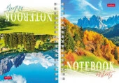 80ЗКтд6В1гр_29730 Записная книжка 80л А6ф 2-х цв.кл с тв.обл дв.на гр.глянц. Лам -Очар.природы- - КОЛОРЛОН ВТД Новосибирск