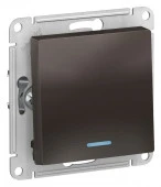ATN000613 Мокко Выключатель 1 кл. c подсв Atlasdesign - КОЛОРЛОН ВТД Новосибирск