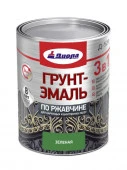 Грунт-эмаль '3 в 1' по ржавчине зеленый Диола 0.8кг/жест. банка - КОЛОРЛОН ВТД Новосибирск