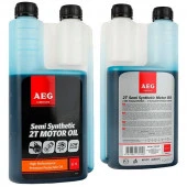 AEG Semi Synthetic 2T Motor Oil API TC Масло2Т п/с дозатор.1л - КОЛОРЛОН ВТД Новосибирск