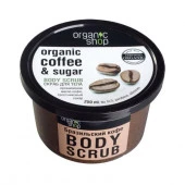 Organic shop Скраб для тела "Бразильский кофе" 250 мл - КОЛОРЛОН ВТД Новосибирск
