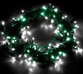 Электрогирлянда на 100 LED ламп, размер 1000 cм, холодный белый , 8 режимов, арт.92822 - КОЛОРЛОН ВТД Новосибирск