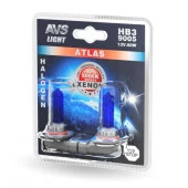 Галогенная лампа AVS ATLAS  /5000К/ HB3/9005.12V.65W.блистер- 2шт. - КОЛОРЛОН ВТД Новосибирск