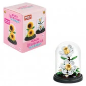 Т26543 1Toy Blockformers Конструктор Цветочная коллекция "Гардения", в колбе, 174 дет., пл - КОЛОРЛОН ВТД Новосибирск