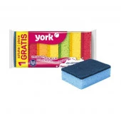 Губки ''YORK'' 6+1 шт. КОЛОР ЛЮКС 030180 - КОЛОРЛОН ВТД Новосибирск