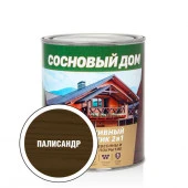 ПРОФСТАНДАРТ СОСНОВЫЙ ДОМ Декоративно-защитный состав для древесины палисандр (0,8л; 6шт) - КОЛОРЛОН ВТД Новосибирск