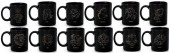 Кружка керамическая "Знаки зодиака золотом" 320 ml арт 26007/36 - КОЛОРЛОН ВТД Новосибирск