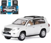 JB1251143 ТМ "Автопанорама" Машинка мет. 1:32 Lexus LX570, белый,свет,звук,откр.дв,баг,инерция - КОЛОРЛОН ВТД Новосибирск
