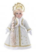 ***Кукла декоративная Снегурочка Ярослава, на подставке  31x15x11см арт.88304 - КОЛОРЛОН ВТД Новосибирск