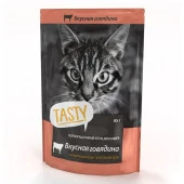 Tasty  влаж.д/кошек 85г говядина в желе - КОЛОРЛОН ВТД Новосибирск