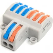 Stekker LD222-426 (2шт.) клемма 2+6-ая (0,08-2,5мм2), 400В, 24А - КОЛОРЛОН ВТД Новосибирск
