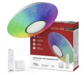 Светильник COMFORT CRYSTAL-RGB 75Вт 230В 3000-6500K 6000Лм 500x115мм с ДУ IN HOME - КОЛОРЛОН ВТД Новосибирск