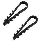 Fortisflex ДХК 5-10 Дюбель-хомут черный (100шт) 59544 - КОЛОРЛОН ВТД Новосибирск
