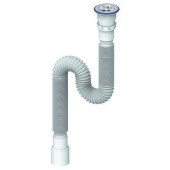 ***D230 Гофросифон унив. 1200 мм 1.1/2"х40/50 (нерж вып., винт 80)  Юникорн - КОЛОРЛОН ВТД Новосибирск