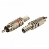 Разъём аудио (2шт.) RCA под винт, металл "Silver" Rexant 06-0151-A2*** - КОЛОРЛОН ВТД Новосибирск
