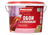 Краска акрил. PARADE W110 Обои & Стеклообои база А 5л Россия - КОЛОРЛОН ВТД Новосибирск