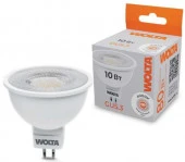 10W Лампа WOLTA WSTD-MR16-220V10W4KGU5.3-L с линзой MR16 10Вт 800лм 4000К GU5.3 - КОЛОРЛОН ВТД Новосибирск