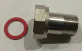 ***Полусгон с накидной гайкой и наружной резьбой 3/4х1/2    HSM032N TIM - КОЛОРЛОН ВТД Новосибирск