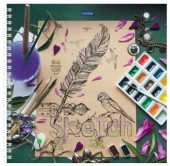 60Тт4Aгр_17231 "Premium" Тетрадь SketchBook 60л А4ф 210х210мм 120г/кв.м без лин.тв.обл.греб.-Будем р - КОЛОРЛОН ВТД Новосибирск