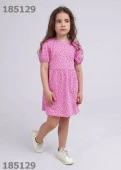 CLEVER 746739кдн Платье детское д/д (Платья июль24), 32, Т.розовый/Черный - КОЛОРЛОН ВТД Новосибирск