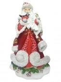 ***Новогодняя фигурка Дедушка Мороз Красный Эксклюзив из полирезины / 25,5x16x14,5см арт.80312 - КОЛОРЛОН ВТД Новосибирск