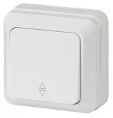 Intro Quadro Переключатель 1 кл. IP20 белый 2-103-01 - КОЛОРЛОН ВТД Новосибирск