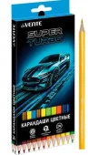 Карандаши 24цв. deVENTE "Super Turbo" 5024624 шестигр.,2М,гриф.2,8мм,к/к - КОЛОРЛОН ВТД Новосибирск