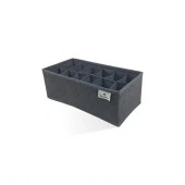 Органайзер для хранения белья, ГРАФИТ, 12 секций 30x15x11 - КОЛОРЛОН ВТД Новосибирск