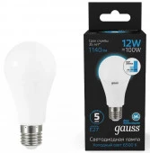 12W Лампа Gauss A60 12W 1200lm 6500K E27 LED - КОЛОРЛОН ВТД Новосибирск