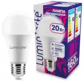 20W LUMIN'ARTE LSTD-A60-20W4KE27 "Груша" A60 20Вт 1600лм 4000К Е28 - КОЛОРЛОН ВТД Новосибирск